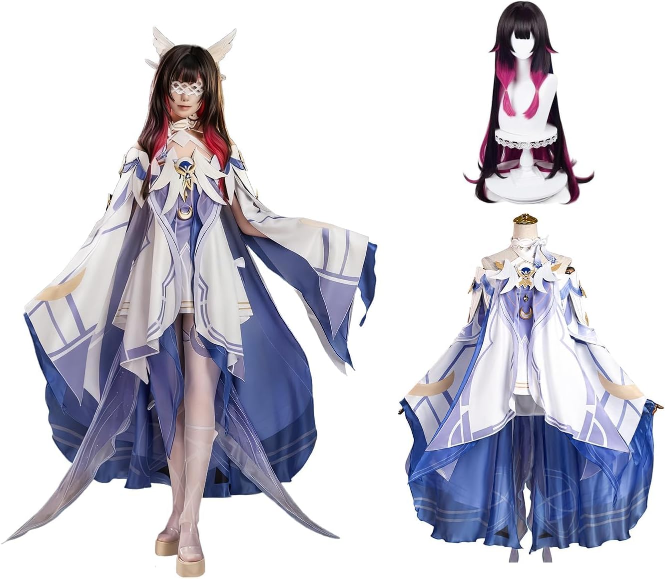 Amazon.co.jp: [LVMAO] 原神 コスプレ ウィッグ付き 豪華セット 新